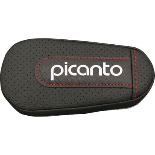 Leather Thigh Support Knee Pad handrail pad Interior Car Accessories For Kia Picanto