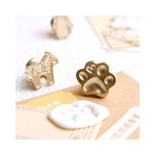 Creative kawayi Sewing Machine Special-shaped Wax Seal StampFire Lacquer Seal Head Wedding Greeting Card Wax Seal