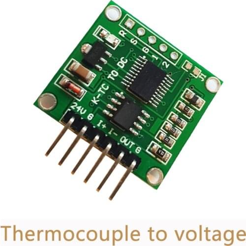 Thermocouple To Voltage Transmitter Module 0-5V 0-10V K Type Linear Temperature Conversion Board Two Output Voltage SC08