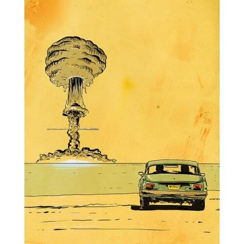 DIY Painting By Numbers The End Kit Oil Picture By Numbers Moon Scenery Wall Art Painting on Canvas Home Decoration Gift