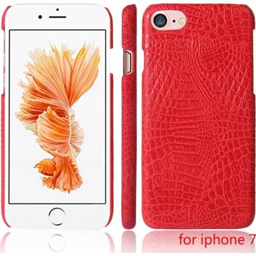 SUBIN 2017 New Luxury Crocodile Skin PU Leather Case For Apple iphone7 4.7" Back Cover Phone Protective Cases