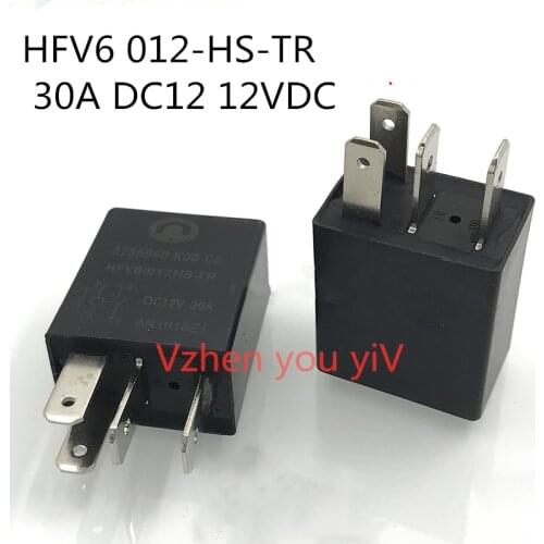 Original power Relay for car HF HFV6 012-HS-TR 12VDC 4pin 30A DC12v 3735040