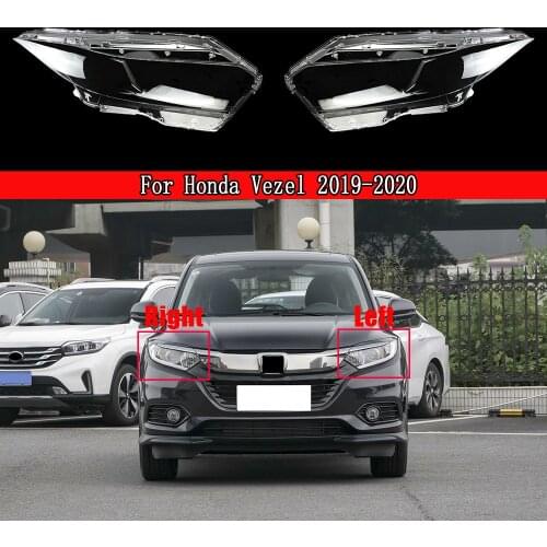 Car Headlight Cover Lens Glass Shell Front Headlamp Transparent Lampshade Auto Light Lamp For Honda Vezel 2019 2020