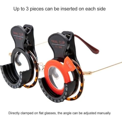 Trial Frame Clip Trial Clip Lens Frames Clips Optometry Single Eye Optical Test Frame Testing Accessories Glasses Equipment Opto