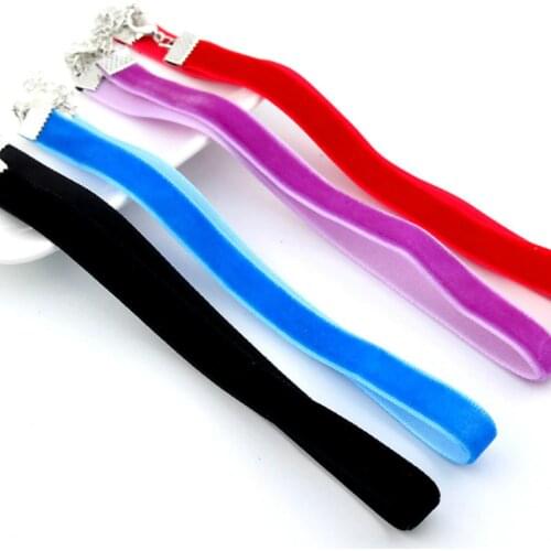 Simple Black Punk Harajuku Kiko Party Coseplay Velvet Collar Short Tattoo Necklaces 2021 simple necklace choker necklace