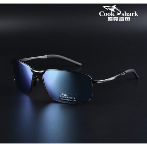 Cook Shark Polarized Sunglasses Mens Drivers Driving Glasses Trend Sunglasses Mens UV Protection Mens Glasses