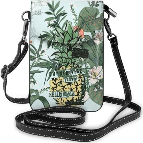 Luxury Bag For Women Sale Tropical Plants Handbags Fashion Women Leather Messenger Shoulder Daily Designer Female Crossbody Bag