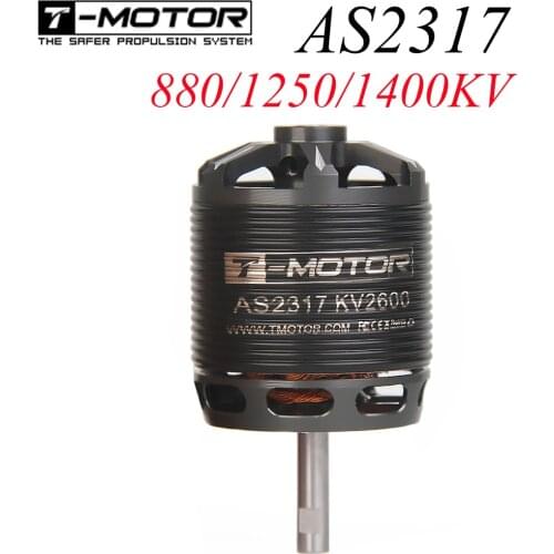 T-MOTOR AS2317 Long Shaft KV880 1400KV KV1250 Brushless Motor For Hybrid Vertical Take-off Landing UAV