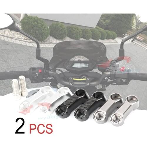 10x1.25MM Right Thread CNC Universal Mirror Riser Extender Adapter For Yamaha YP250 YP400 MAJESTY250/400YP WR450 WR250F XT125X