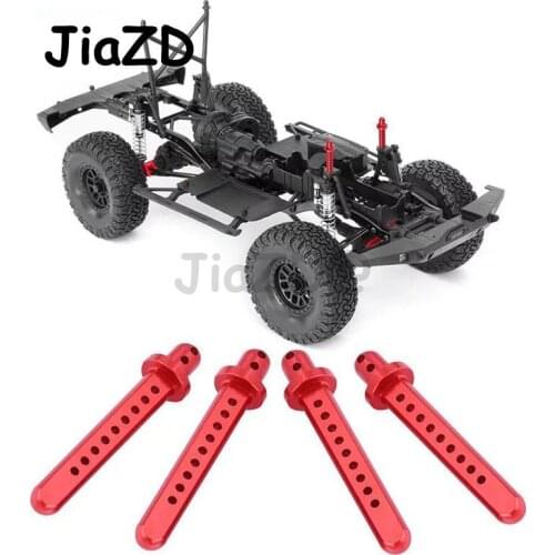 4Pcs 1/10 RC Durable Aluminum Shell Clip Pin Body Post Mounts Replace Column Toy Parts Model Car For Axial RC Car Accessories