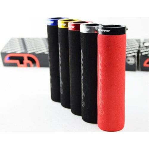 1 Pair Cycling Handlebar Bike Grips for MTB Anti-Skid Sponge Bicycle Grips Mountain Bike Lock On Bicycle Handlebars End Grips