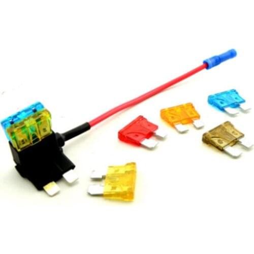 10PCS/LOT Lossless conversion circuit modification line fuse box to take electrical medium ( 2 ) feeding tube 10 car insurance