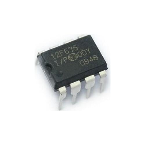 10PCS New PIC12F675-I/P DIP8