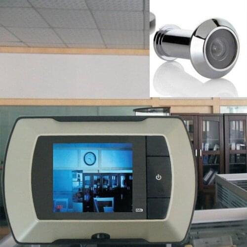 2.4'' LCD Visual Monitor Door Peephole Peep Hole Wired Viewer Camera Video