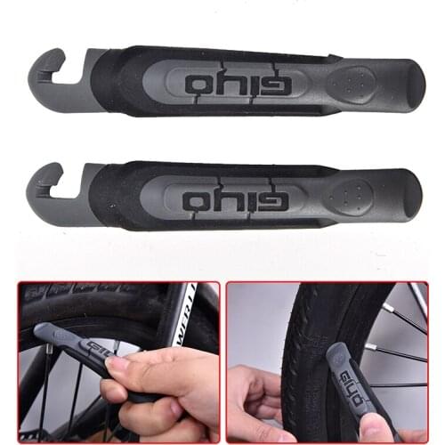 2pcs Bicycle Tire Lever Opener Repair Tool MTB Road Bike Plastic And Steel Pry Bar Stick Durable Tyre Remover Accessories BC0564