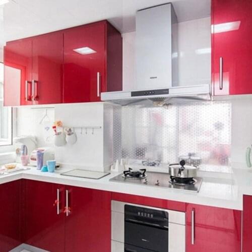 3M/5M/10M Paint Flash Point Surface Wallpaper PVC Waterproof Cupboard Cabinet Furniture Wall Paper Stickers Kitchen Decors