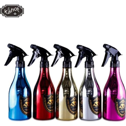550/500ML Hairdressing Fine Mist Spray Bottle Salon Barber Tools Water Sprayer Barber Professional Electroplating Watering Can