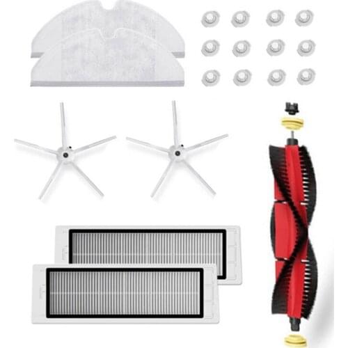 19Pcs Parts For Xiaomi Roborock S5 Max S50 S6 Accessories Vacuum Cleaner Parts HEPA Filter Main Brush Side Brush