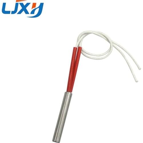 LJXH 10pcs Electric Cartridge Heater 8x50mm/0.314x1.97" Tube DxL Element AC220V/110V/380V 100W/130W/160W Heater Parts for Oven