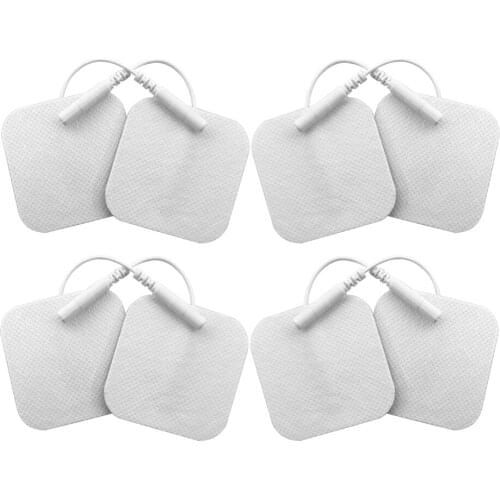 Silicone Gel Electrode Pads For Tens Acupuncture Physiotherapy Machine Ems Nerve Muscle Stimulator Slimming Massager Patch HOT