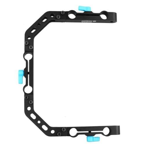 FOTGA DP3000 C-Shape Bracket Cage for 15mm DSLR Rig Rail Support System