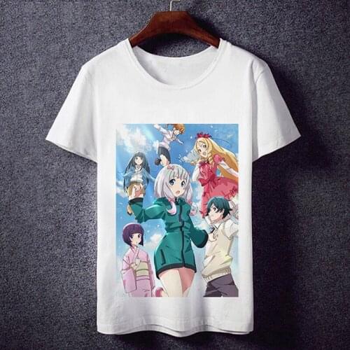 New Anime Ero Manga Sensei T-shirt Eromanga Sensei Izumi Sagiri Cosplay T Shirt Men Women Tops Tees