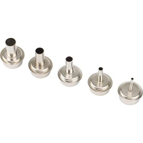5Pcs Hot Nozzle 3/5/8/10/12mm mm Hot Air Nozzle for QUICK 861DW Soldering Station Replaceable Nozzle Parts