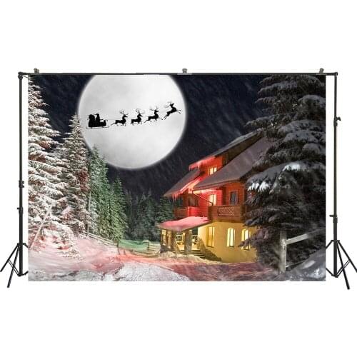 HUAYI Photography Backdrops Christmas Photo Background Christmas Xmas Family Party Decor Banner Studio Photobooth BackdropXT6056