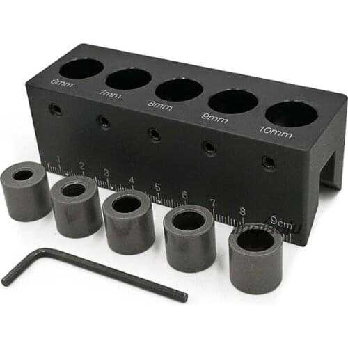 Round pipe punch positioner, woodworking drill tool