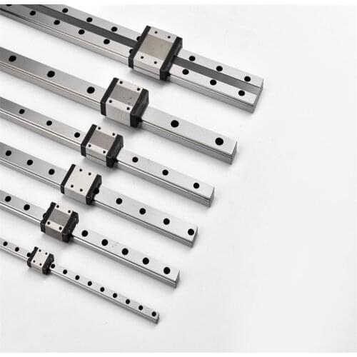 MGW7 MGW12 MGW15 MGW9 300 350 400 450 500 600 800mm MGW Linear Guide Rail Slide 1pc MGW12H Carriage 3D Printer CNC Tool
