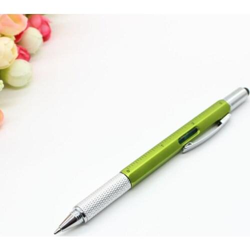Multi-functional screwdriver plastic capacitive touch screen caliper level tool ballpoint pen advertising gift pen