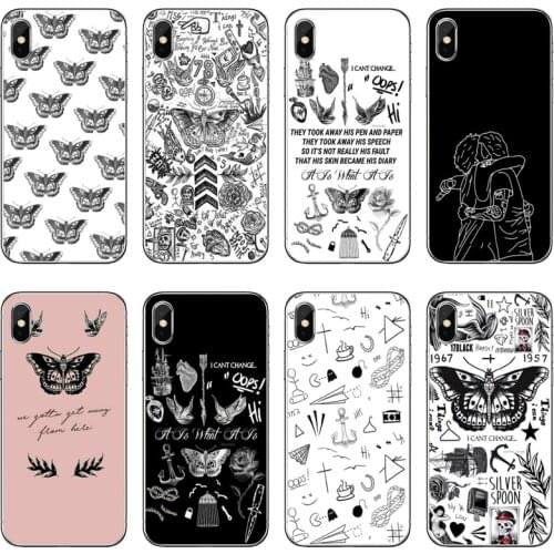 Clear Soft Cases For Sony Xperia Z5 C6 L2 XA1 XA2 XZ1 XZ2 LG G5 G6 G7 Q6 Q7 Q8 Q9 V30 V20 V10 Larry Stylinson Tattoos 1D Case