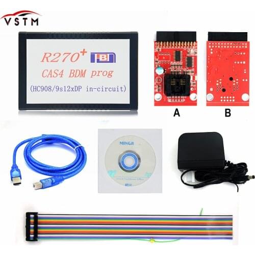 New OBD2 Diagnostic tool R270+ CAS4 BDM Prog Auto Programming R270 V1.20 programmer For Professional Auto AK90 Key Programmr
