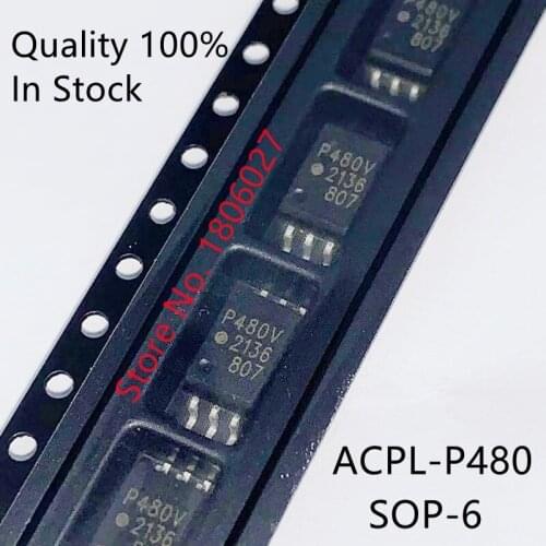 Send free 5PCS ACPL-P480 P480 P480V Chip/SOP Optocoupler Isolator Photocoupler