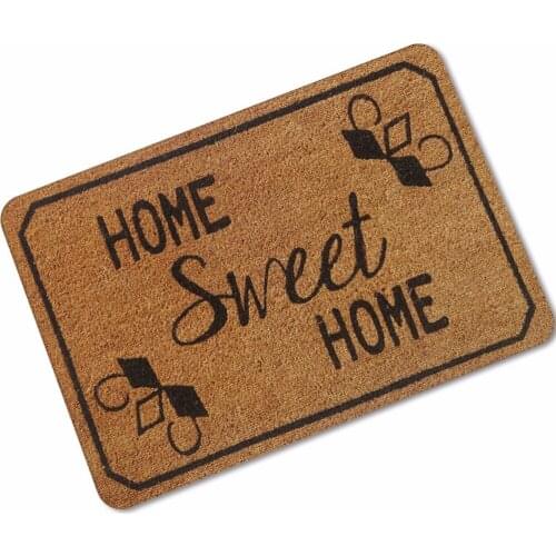 Drop shipping Customized Dog Sweet home Door mats Rubber carpet Humorous Funny Entrance Indoor Floor Mat Non-slip Doormat rug