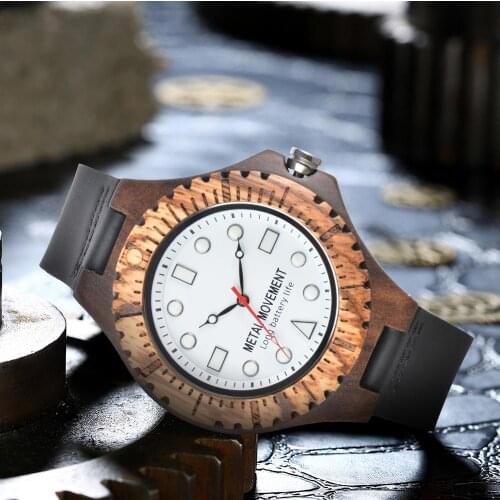 Luxury Wooden Watches Mens 2021 Wood Timepieces Luminous Quartz Wristwatch with Instructions Great Gift for Female Dropshipping
