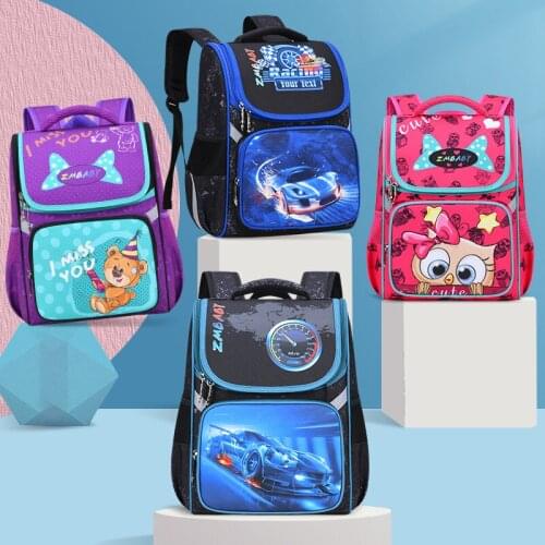 Orthopedic School Backpacks For Girls Cartoon Primary School Bags 1-4Grade Children Backpack School Bookbag Kids satchel Boy Bag