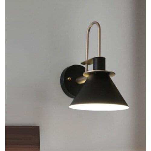 Nordic Loft Bedside Wall Lamps Vintage Industrial Metal Lamp Coffee Shop Bathroom Decoration Wall Sconce Lighting Fixtures