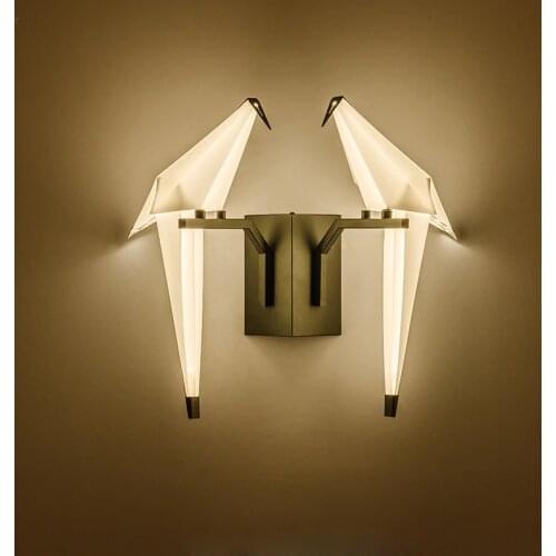 LED Postmodern Iron Acryl Love Bird LED Lamp LED Light Wall lamp Wall Light Wall Sconce For Bedroom Corridor