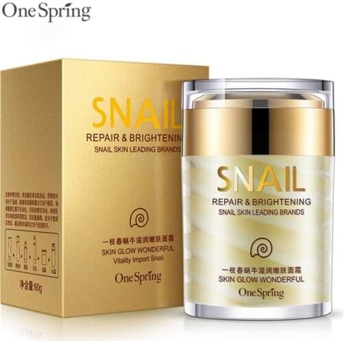 Repair & Brightening Snail Cream Facial Moisturizer Face Cream Whitening Anti Wrinkles Lifting Facial Firming Skin Care