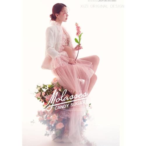 Xizi pregnant women photography clothing 2021 new studio fashion pregnant mother super Xianer art photo dress