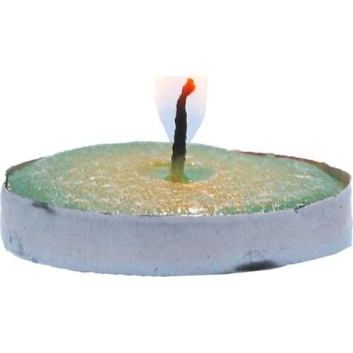 Tea Lights Green Candle 5 li 1 Package