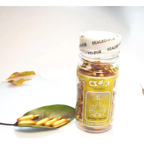 90pcs serum facial vitamins c Capsule vitamin e essence oil Ve Face Freckle Spot skin care serum skin whitening serum centella