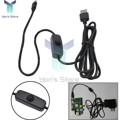 Micro USB Power Supply Charging Cable Power Adapter Plug In Switching Mode Power Supply With ON/OFF Switch 1.5m For Raspberry Pi