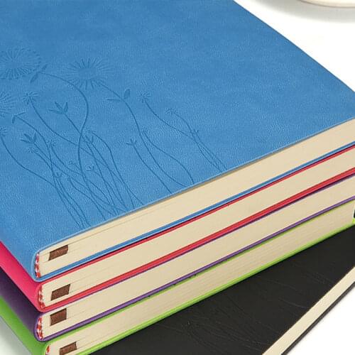 Soft Cover Notebook Fashion Simple Lined Diary Planner Notepad Plain Blank A5 Diary Business Book Notepad For Office
