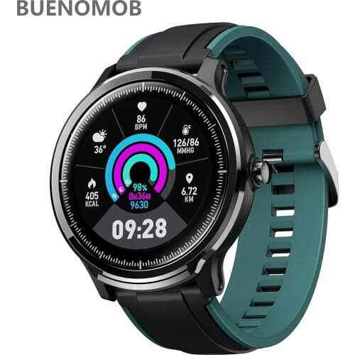 BUENOMOB smart watch 2020 men IP68 waterproof 60days long standby 1.3 inch full touch screen Allloy case Heart rate smartwatch