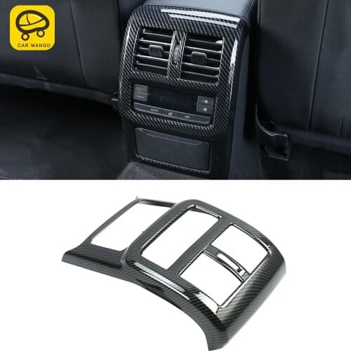 CarManGo Car Accessories ABS Carbon Center Control Gear Panel Cover Trim Sticker Frame Decor for Volkswagen Arteon 2017-2021