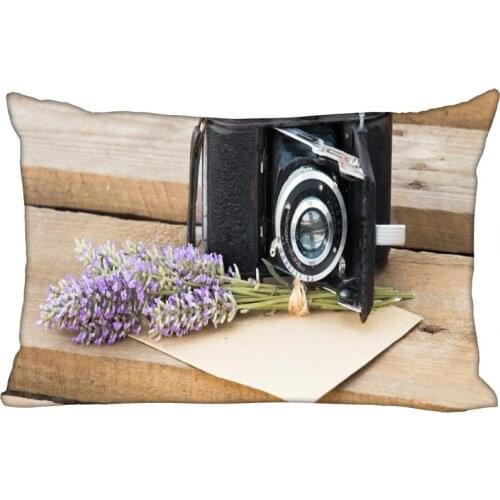 Cushion Lavender Cover Throw Pillow Case Rectangle Cushion For Sofa/Home/Car Decor Zipper Custom PillowCase