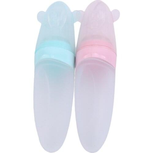 Baby Feeding Soft Head Food Supplement Bottles Liquid Squeezed Silicone Rice Paste Bottle High Quality Baby Bottles