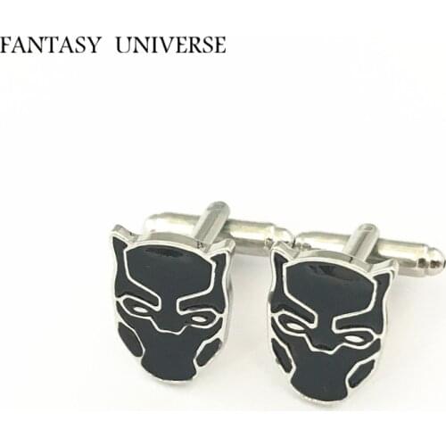 FANTASY UNIVERSE Freeshipping 20pcs a lot Black Panther Cufflinks KDBHKL01